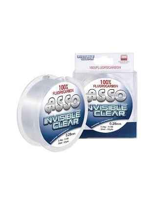 Fir Asso Fluorocarbon 0.25mm 4.60kg 50m Invisible Clear