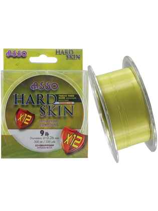 Fir Asso Hard Skin Siliconed 0.22mm 3.175kg 300m Green