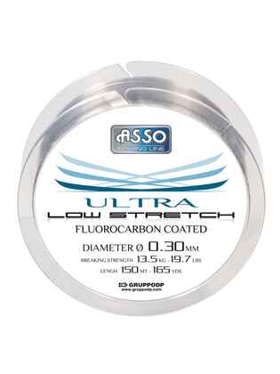 Fir Asso Ultra Low Stretch 0.24mm 9.40kg 150m Smoke