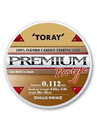 Fir Toray Premium Fluorocarbon 0.530mm 16.31kg 50m Transparent