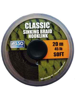 Fir Asso Classic Soft Sinking Braid Hooklink 25Lb 20m Verde