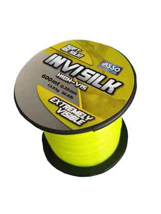 Fir Asso Invisilk 0.30mm 11.90kg 600m Yellow