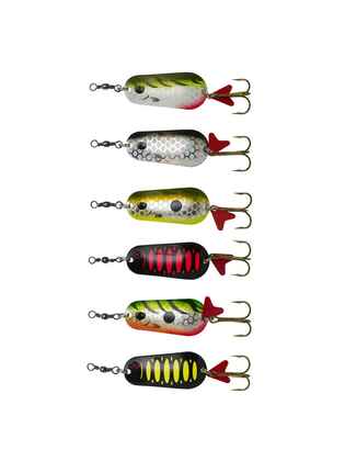 Oscilanta 6gr 32mm DAM Effzett Standard Blue Chartreuse UV