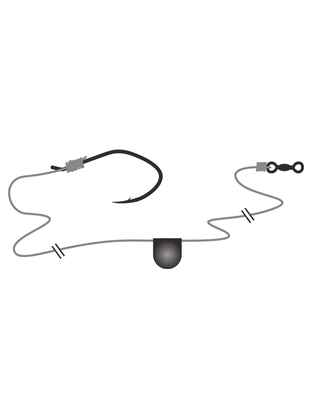 MONTURA CATFISH MONO RIG #5/0 1.30mm