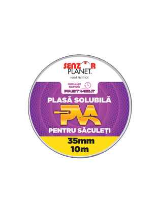 REZERVA PVA PLASA SOLUBILA FAST MELT 35mm PENTRU SACULETI 10m