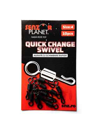 AGRAFA CU SCHIMBARE RAPIDA NR 4 (QUICK CHANGE SWIVEL) 10buc