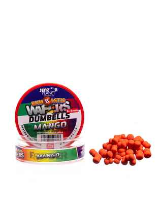 BUMBASTIC WAFTERS DUMBELLS PENTRU BANDA MANGO (PORTOCALIU) 6-8mm 25g