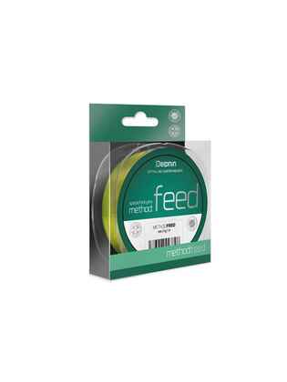 FIR MONOFILAMENT DELPHIN FIN METHOD FEED, GALBEN FLUO, 150m