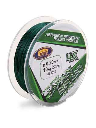 FIR TEXTIL LINEAEFFE JAPAN BRAID 4X, VERDE, 150m
