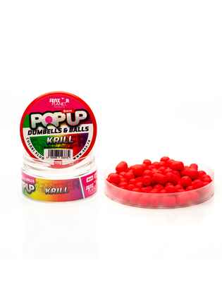 POP-UP DUMBELLS & BALLS KRILL (ROZ) 6mm 15g