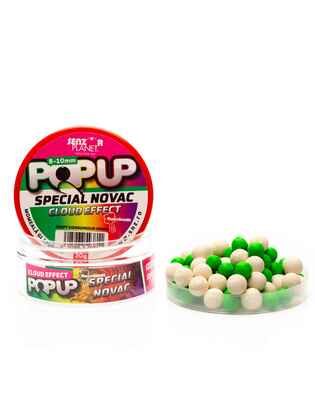 POP-UP SPECIAL NOVAC (MIX ALB-VERDE) 8-10mm 30g