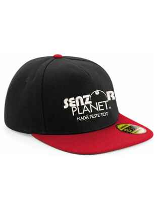 SAPCA SENZOR FLAT PEAK SNAPBACK ROSU-NEGRU