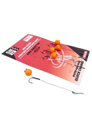 SET 5 RIGURI LEGATE 7cm CARLIGE FUDO NR 4 CU MOMEALA FLOTANTA PENTRU MONTURA CRAP