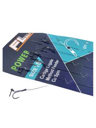 SET RIGURI FL METHOD FEEDER CU SPIN 7mm, CARLIG POWER, 6buc