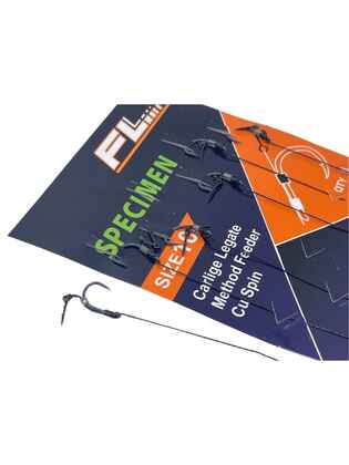 SET RIGURI FL METHOD FEEDER CU SPIN 7mm,CARLIG SPECIMEN, 6buc