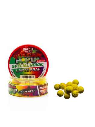 VULCAN POP-UP FUMIGENA NOVAC - LAPTE PRAF (GALBEN) 8-10mm 30g