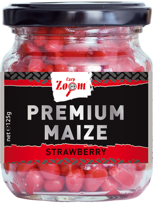 Porumb Carp Zoom Premium, 220ml, 125gr, Strawberry