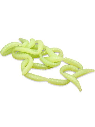 PRIME 2.5CM LINKED WORMS ULTRA GREEN