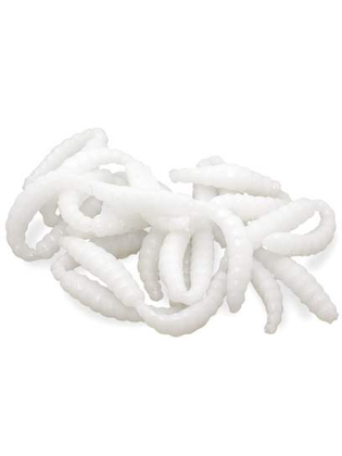 PRIME 2.5CM LINKED WORMS WHITE