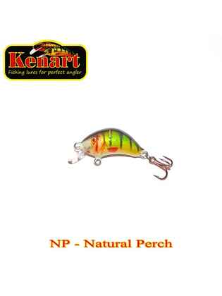 Vobler Clean Hunter Floating 2cm/1.5g Kenart : Culoare - Natural Perch