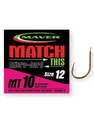 Carlige Maver Seria Match This MT10 (Bronz), 10buc/plic