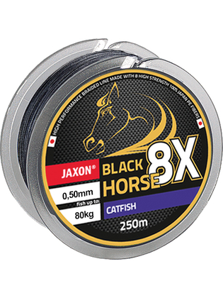 FIR TEXTIL BLACK HORSE PE 8X CATFISH 250m 0.45mm 65kg