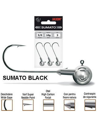JIG SUMATO BLACK 3/0-16GR