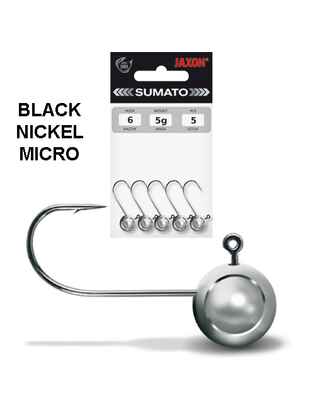 Jig Jaxon Sumato Micro Black, Nr.4, 6GR, 5buc