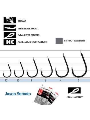 CARLIGE SUMATO CHINU CU OCHET NR 6 negru