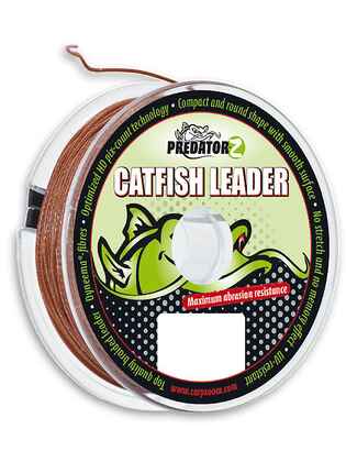 Fir textil Carp Zoom Predator Z Catfish Leader Brown 1.00mm/110kg/15m
