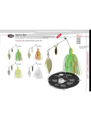 Spinnerbait Carp Zoom Predator Z Oplus 14g Orange/Green