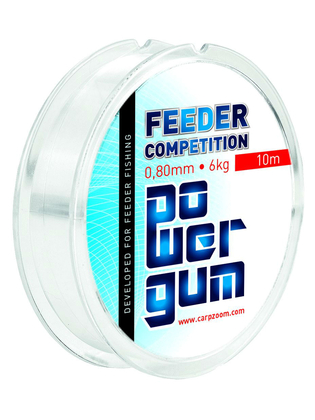 POWER GUM FEEDER 10m 1.00mm 8kg transparent