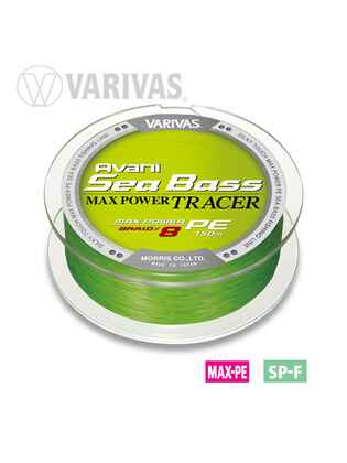 FIR SEA BASS MAX POWER TRACER PE 8x 150m 14.5lb Verde Fluo