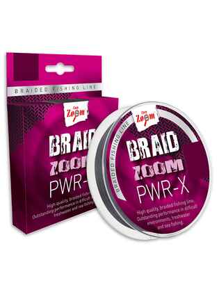 Fir textil Carp Zoom Braid Zoom PWR-X Grey 0,18mm/14,8kg/120m