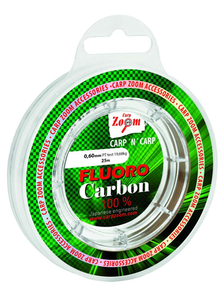 Fir fluorocarbon Carp Zoom Fluorocarbon Leader 0.60mm/19.69kg/25m