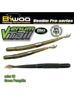 SHAD VENUM TAIL 4 10cm 05 Green Pumpkin