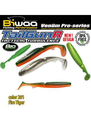SHAD TAILGUNR SWIMBAIT 4.5 11.5cm 201 Fire Tiger