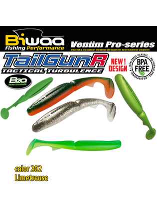 SHAD TAILGUNR SWIMBAIT 5.5 14cm 202 Limetreuse