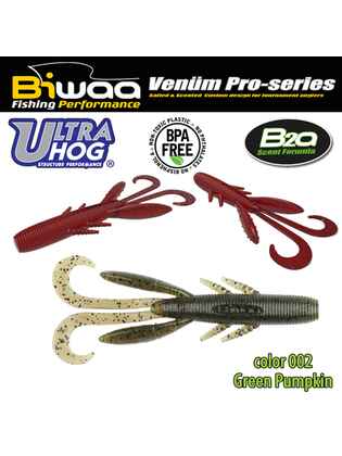 SHAD ULTRA HOG 4 10cm 02 Green Pumpkin