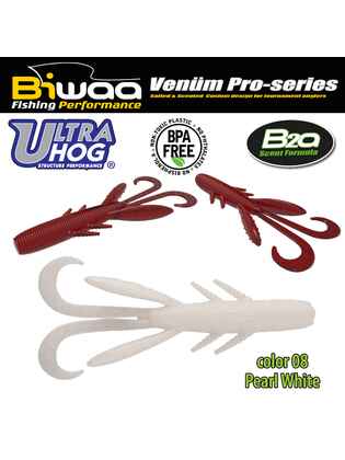 SHAD ULTRA HOG 4 10cm 08 Pearl White