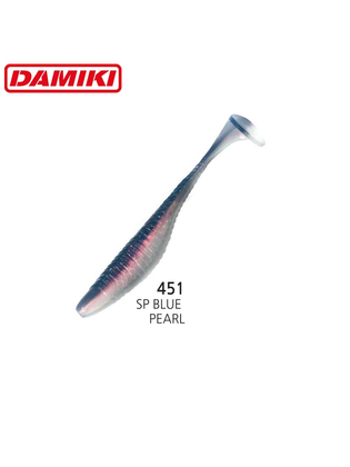 Damiki Armor Shade Paddle 10CM (4'') - 451 (SP Blue Pearl)