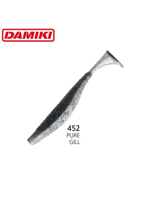 Damiki Armor Shade Paddle 10CM (4'') - 452 (Pure Gill)