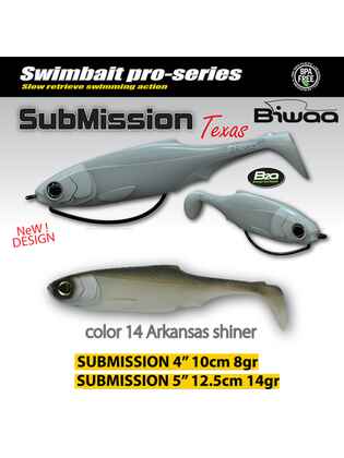 SHAD SUBMISSION 5 13cm 14 Arkansas Shiner