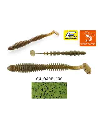 SHAD TIEMCO LOCOISM FLEXY 3 7.6cm Culoare 100