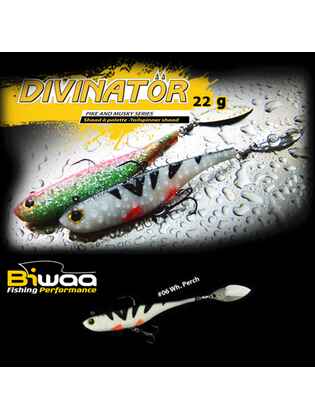 Shad Biwaa Divinator Medium 18cm/35g, culoare White Perch