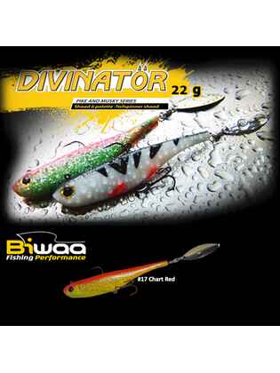 Shad Biwaa Divinator Medium 18cm/35g, culoare Chart Red Back