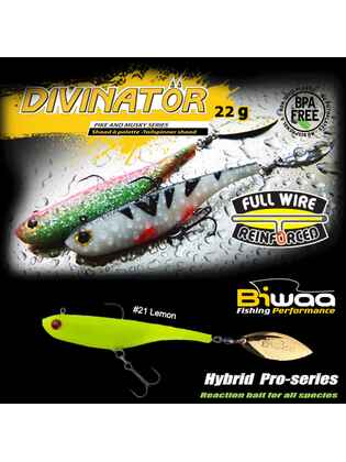 Shad Biwaa Divinator Junior 14cm/22g, culoare Lemon