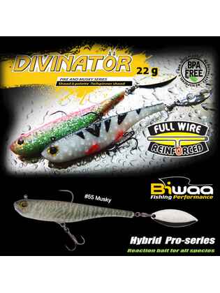 SHAD DIVINATOR MEDIUM 18cm 35gr 55 Musky
