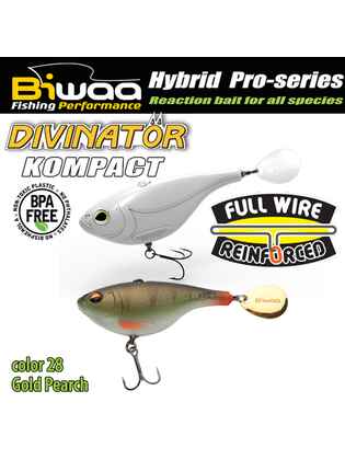 SHAD DIVINATOR KOMPACT 90 9cm 55gr 28 Gold Perch