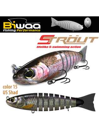 SWIMBAIT STROUT 5.5 14cm 29gr 15 US Shad